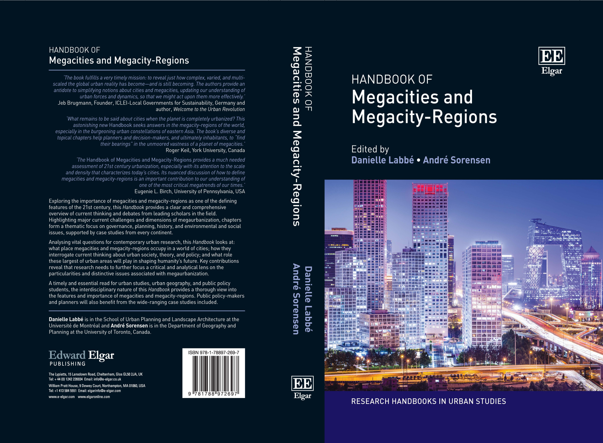 韩昊英研究室 韩昊英教授参与编写的英文著作 Handbook Of Megacities And Megacity Regions 正式出版 韩昊英研究室 韩昊英教授参与编写的英文著作 Handbook Of Megacities And Megacity Regions 正式出版