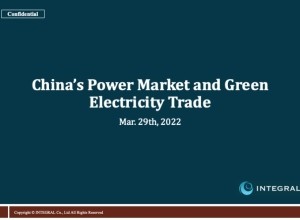 China's Power Market and Green Electricity Trade