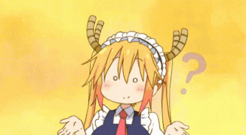 Anime figures Questioning GIF