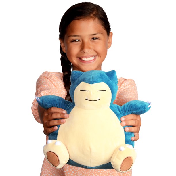 pokemon snooze action snorlax plush