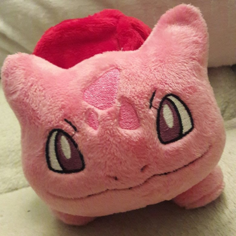 rose bulbasaur plush original