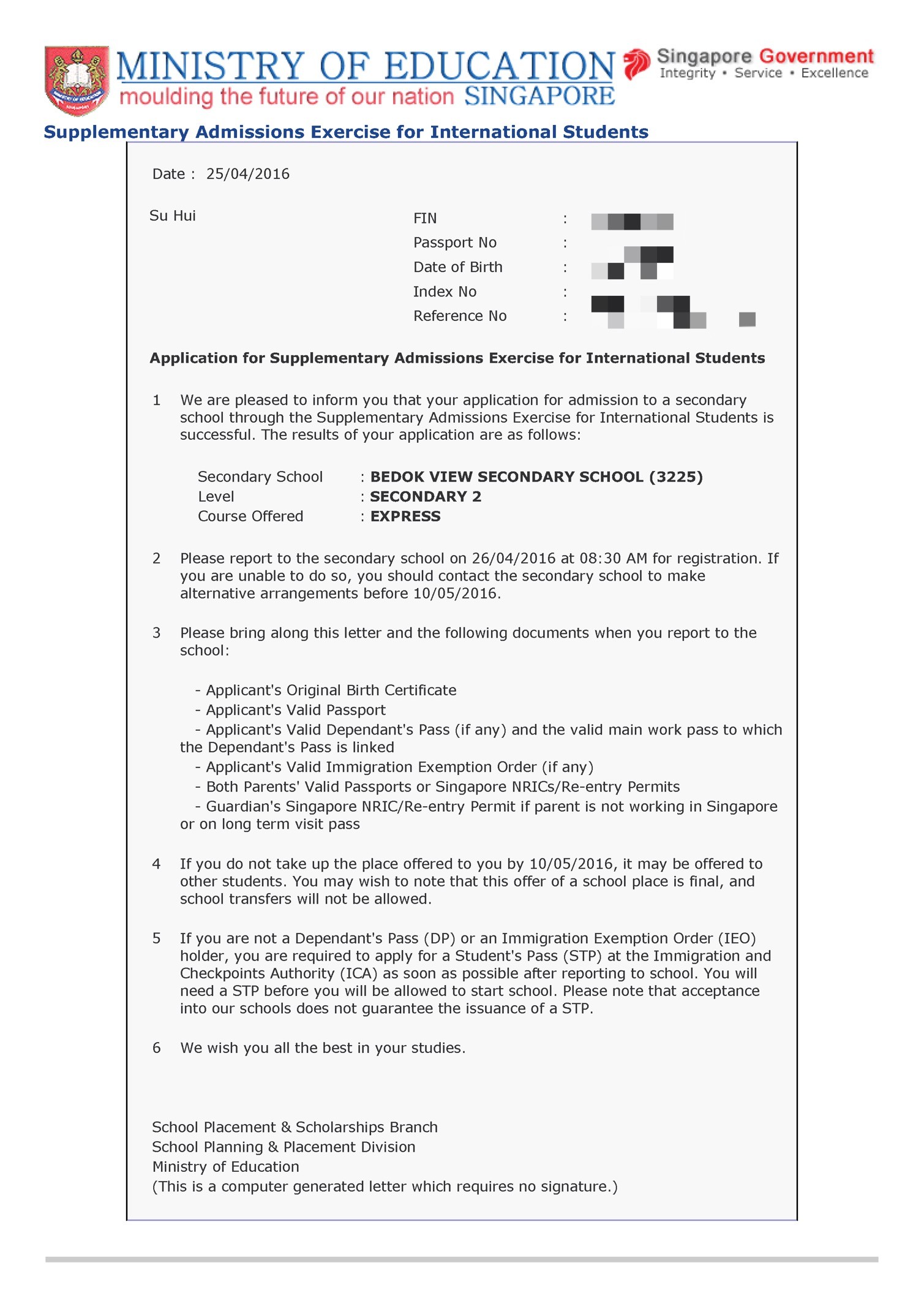 博雅 新加坡 Aeis培训专家 留学新加坡政府学校 Su Hui