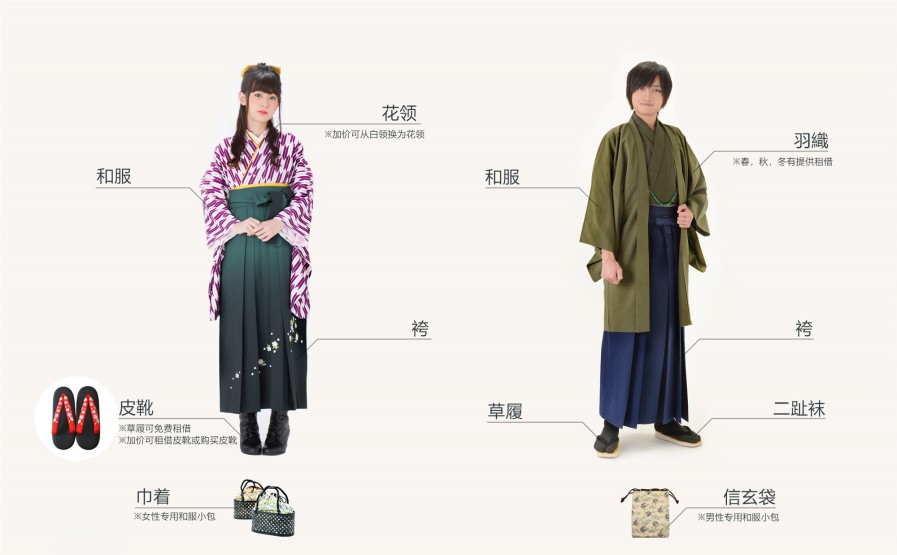 京都和服租借 梦馆 Hakama Gojo