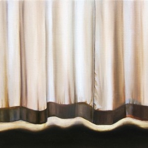 Intérieur, 2017, peinture à l'huile sur toile, 55 x 33 cm
