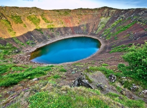 凯瑞斯Kerið火山口湖 (3)