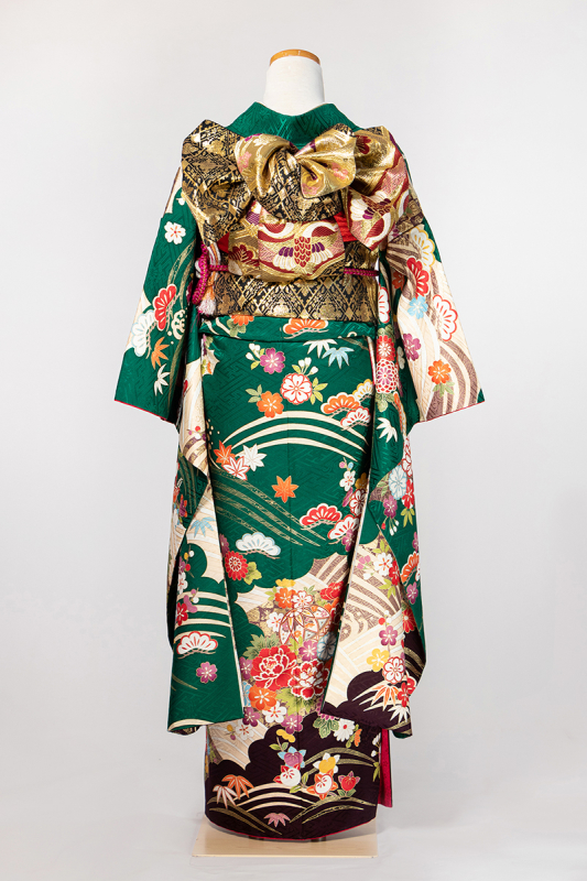 京櫻和服 京都和服出租 夏日和服 访问服 振袖 正绢和服体验 振袖套餐