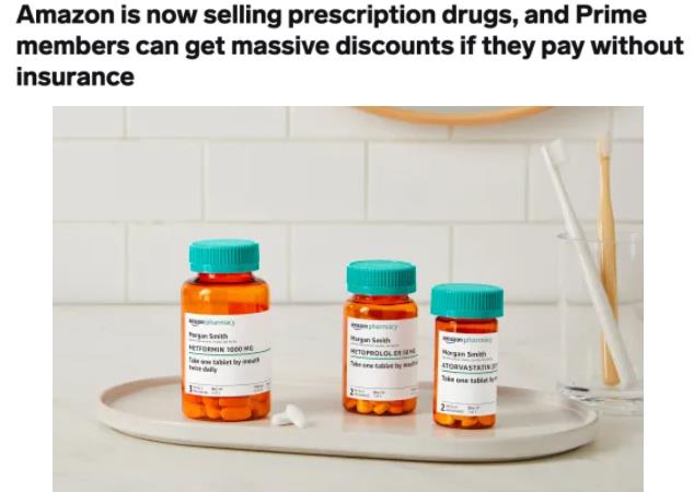 佛州百事通 亚马逊 买处方药 服务上线 可走保险 免配送费