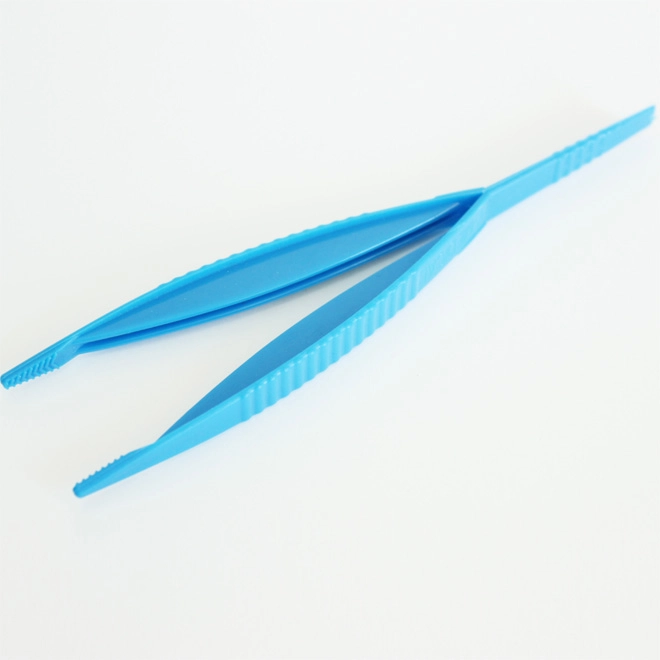 Boenmed Manufacturer Of Medical Surgical And Acupuncture Products Disposable 14cm Length Plastic Tweezers With Long Handle