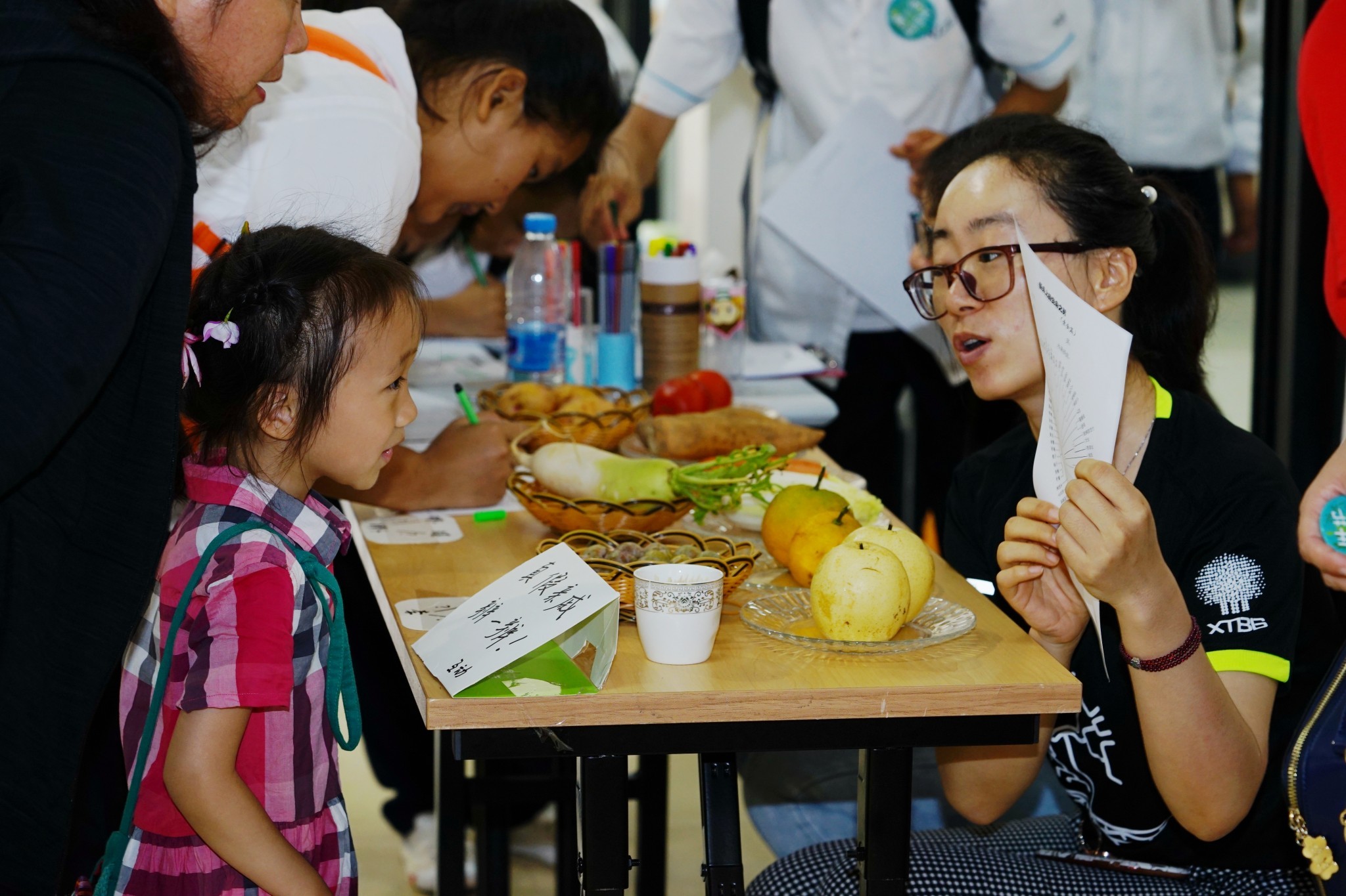 23日的科学节现场（玉最东 摄）