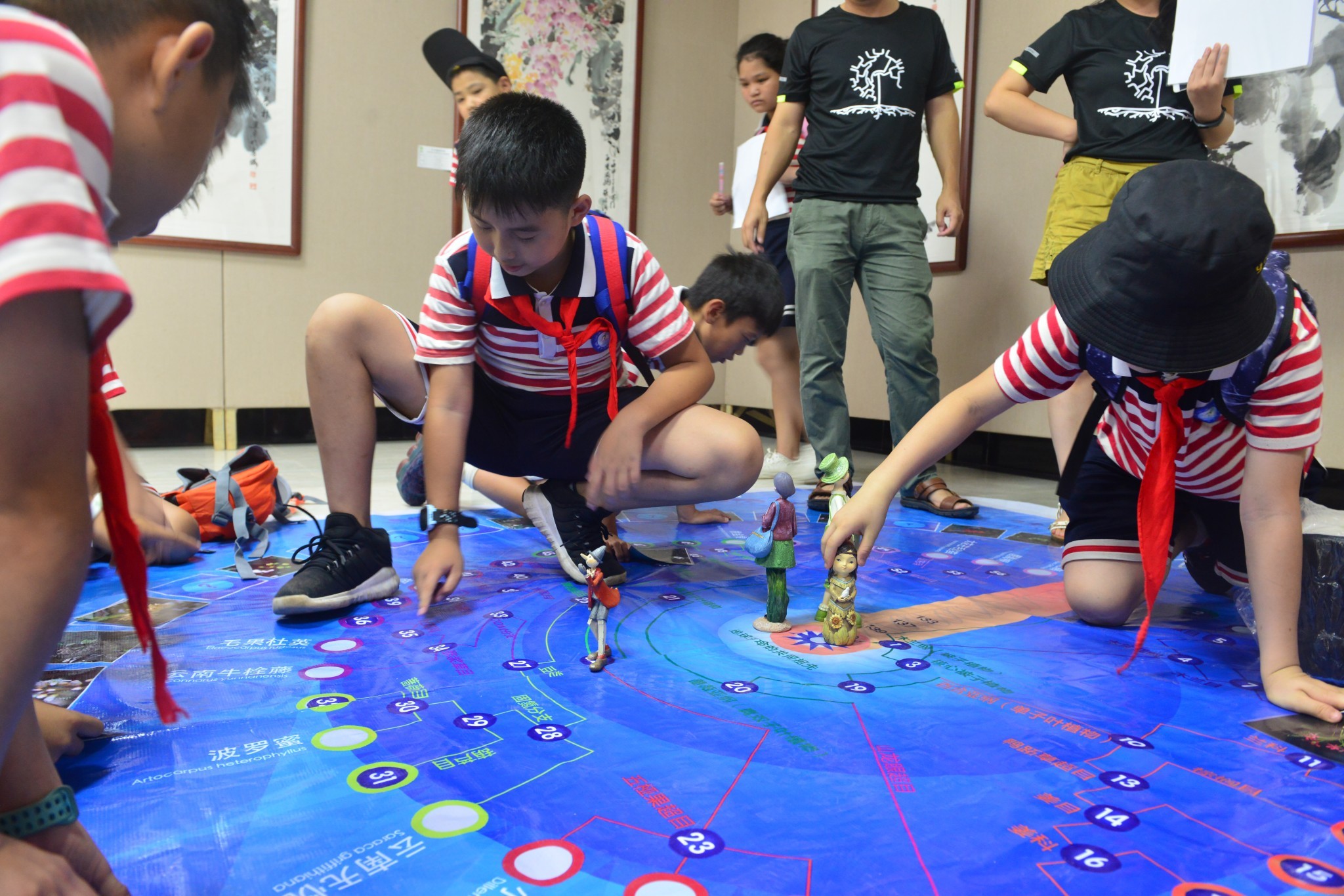 进化之树游戏（杨云 摄）