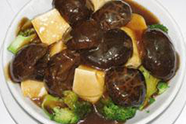冬菇豆腐扒時蔬